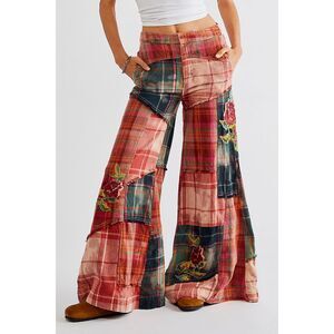 Distant Heart Wide Leg Free People Pants - Women's Size XS